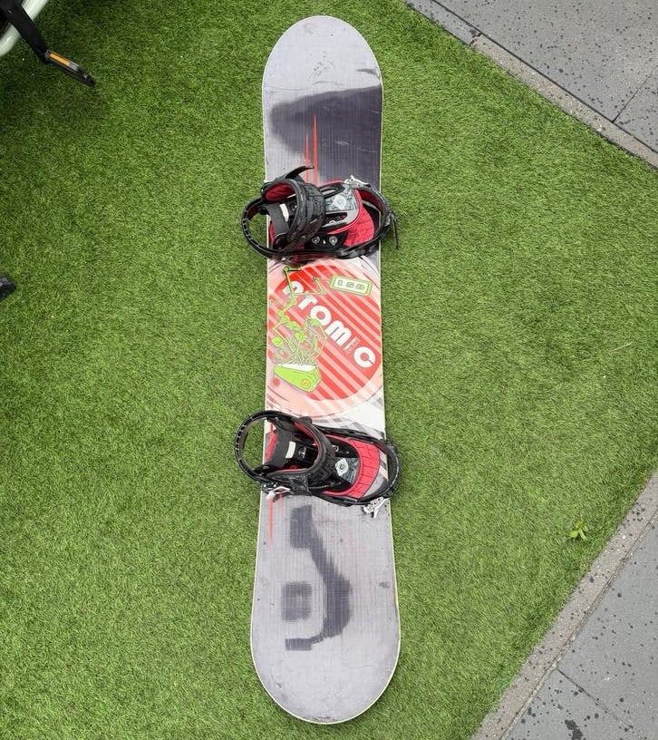 Atomic Terminal Snowboard 158 met bindingen, Ophalen, Gebruikt, Board