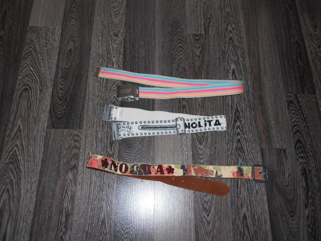 3 leuke meisjesriemen van nolita 80 cm, Kinderen en Baby's, Kindermode-accessoires, Ophalen of Verzenden, Zo goed als nieuw, Riem