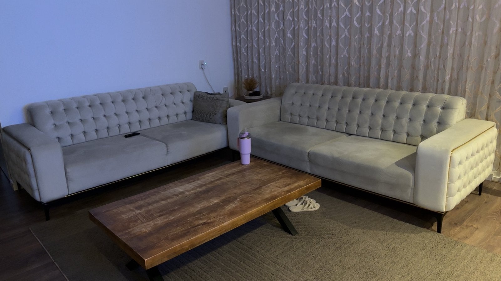 Banken en salontafel, Huis en Inrichting, Woonaccessoires | Kisten, Ophalen, Gebruikt