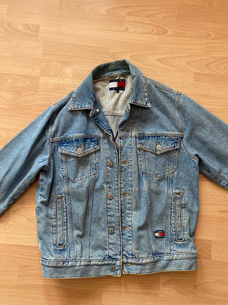 Spijker jas van Tommy Jeans, Blauw, Ophalen of Verzenden, Zo goed als nieuw, Maat 36 (S)