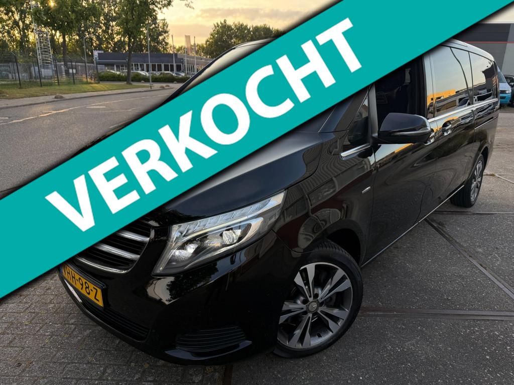 Mercedes-Benz V-klasse 250D EXTRA LANG GRIJS-KENT DC CARPLAY, Automaat, Achterwielaandrijving, Gebruikt, Zwart