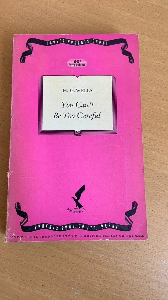 You can’t be too careful - H.G. Wells, Boeken, Ophalen of Verzenden