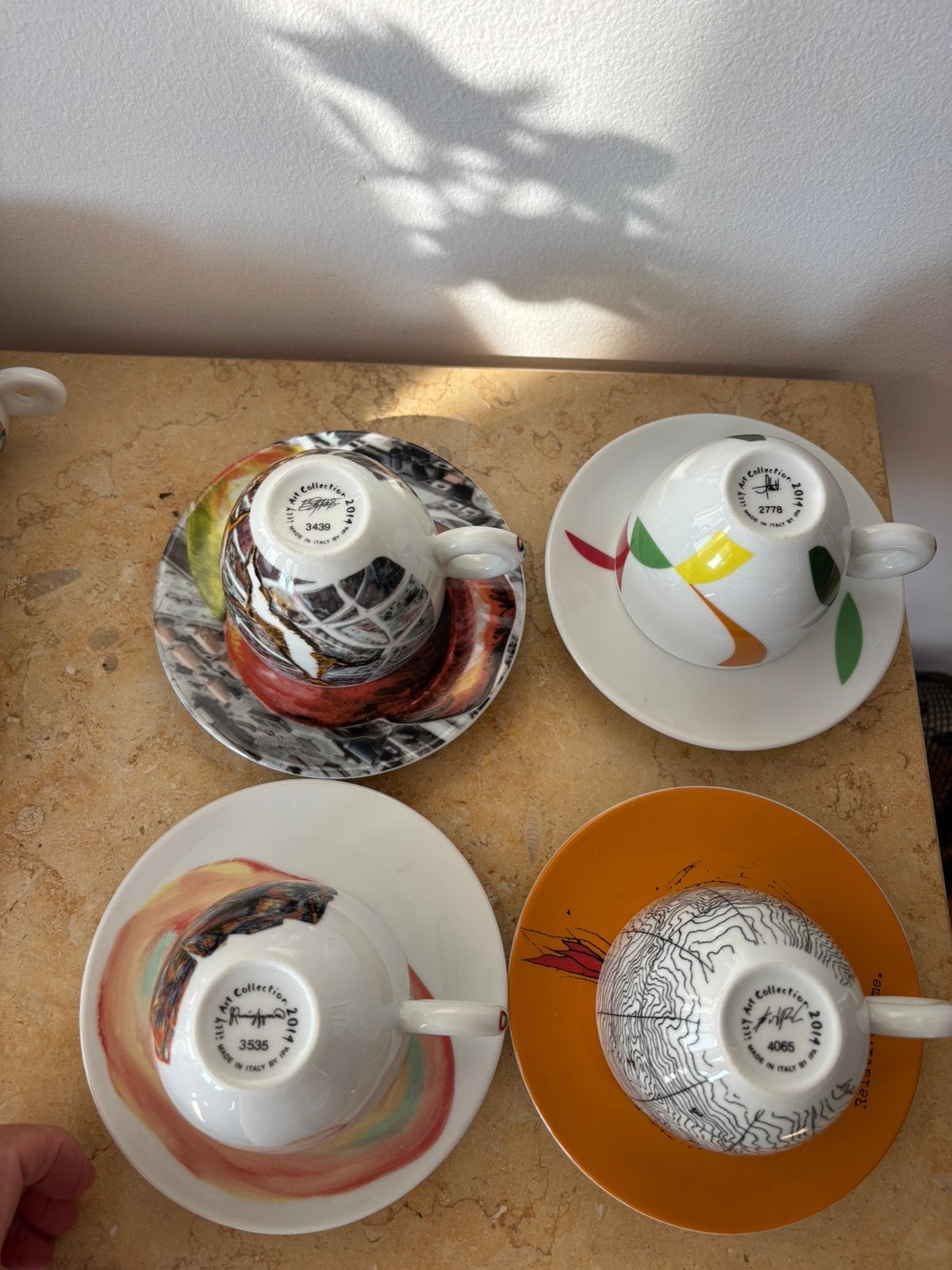 Illy expo cappucino koppen, Ophalen of Verzenden, Nieuw, Porselein, Kop en/of schotel
