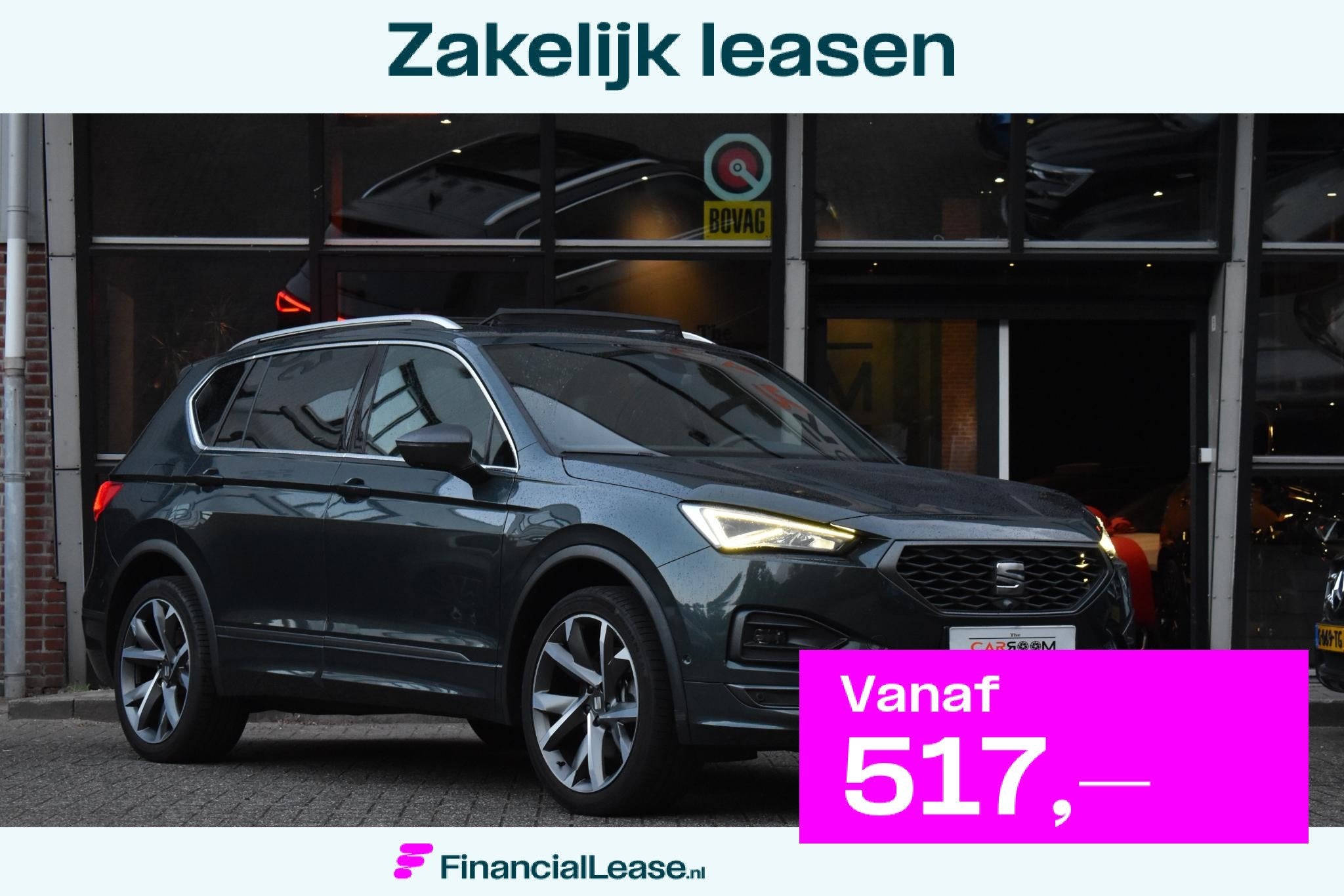 SEAT Tarraco 1.4 TSI e-Hybrid PHEV FR Business Pano Keyless, Gebruikt, 4 cilinders, Met garantie (alle), Hybride Elektrisch/Benzine