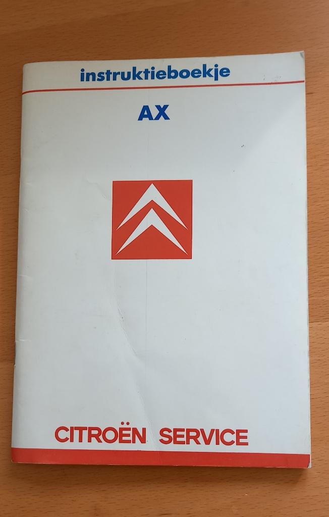 instruktieboekje Citroen AX  1987, Ophalen of Verzenden