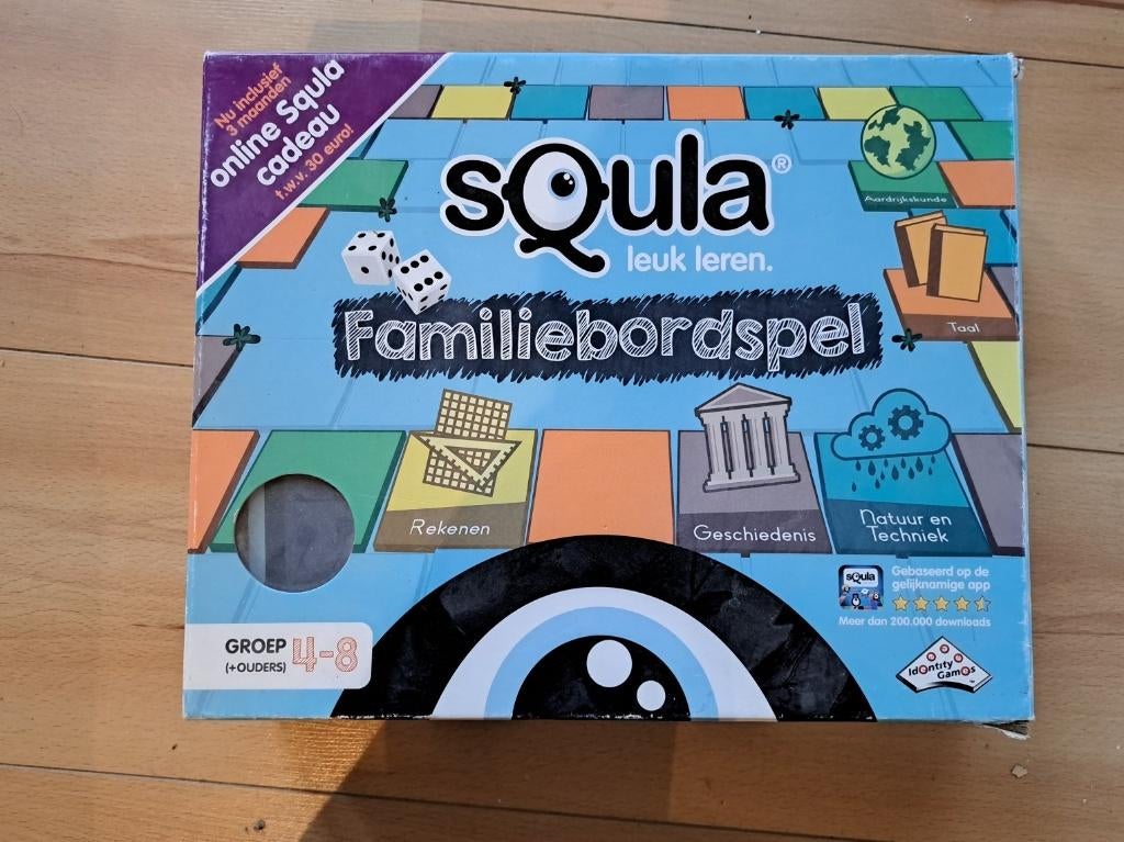 Squla bordspel, Hobby en Vrije tijd, Gezelschapsspellen | Bordspellen, Ophalen of Verzenden, Gebruikt