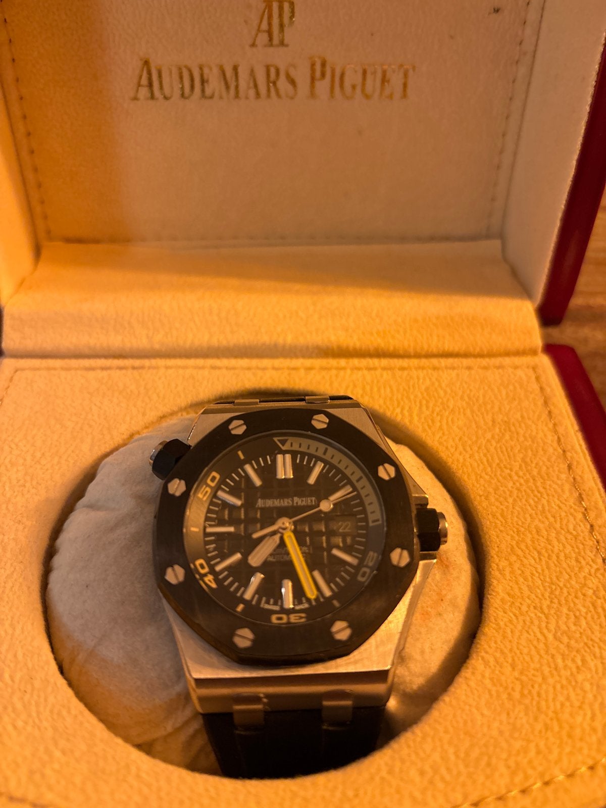 Audemars Piguet Royal Oak Offshore Herenhorloge, Overige merken, Staal, Polshorloge, Kunststof
