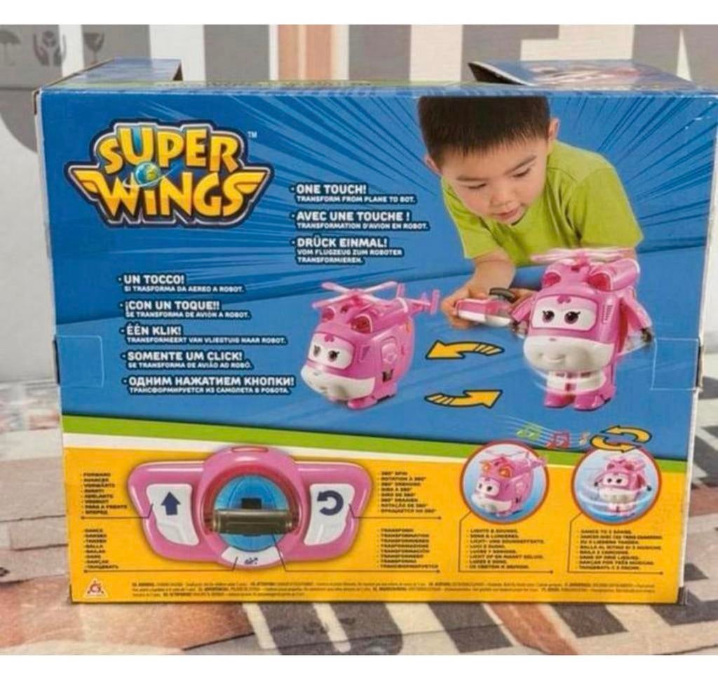 Super Wings DIZZY - Dance & Transform Helikopter bestuurbaar, Kinderen en Baby's, Speelgoed | Speelgoedvoertuigen, Nieuw, Ophalen of Verzenden