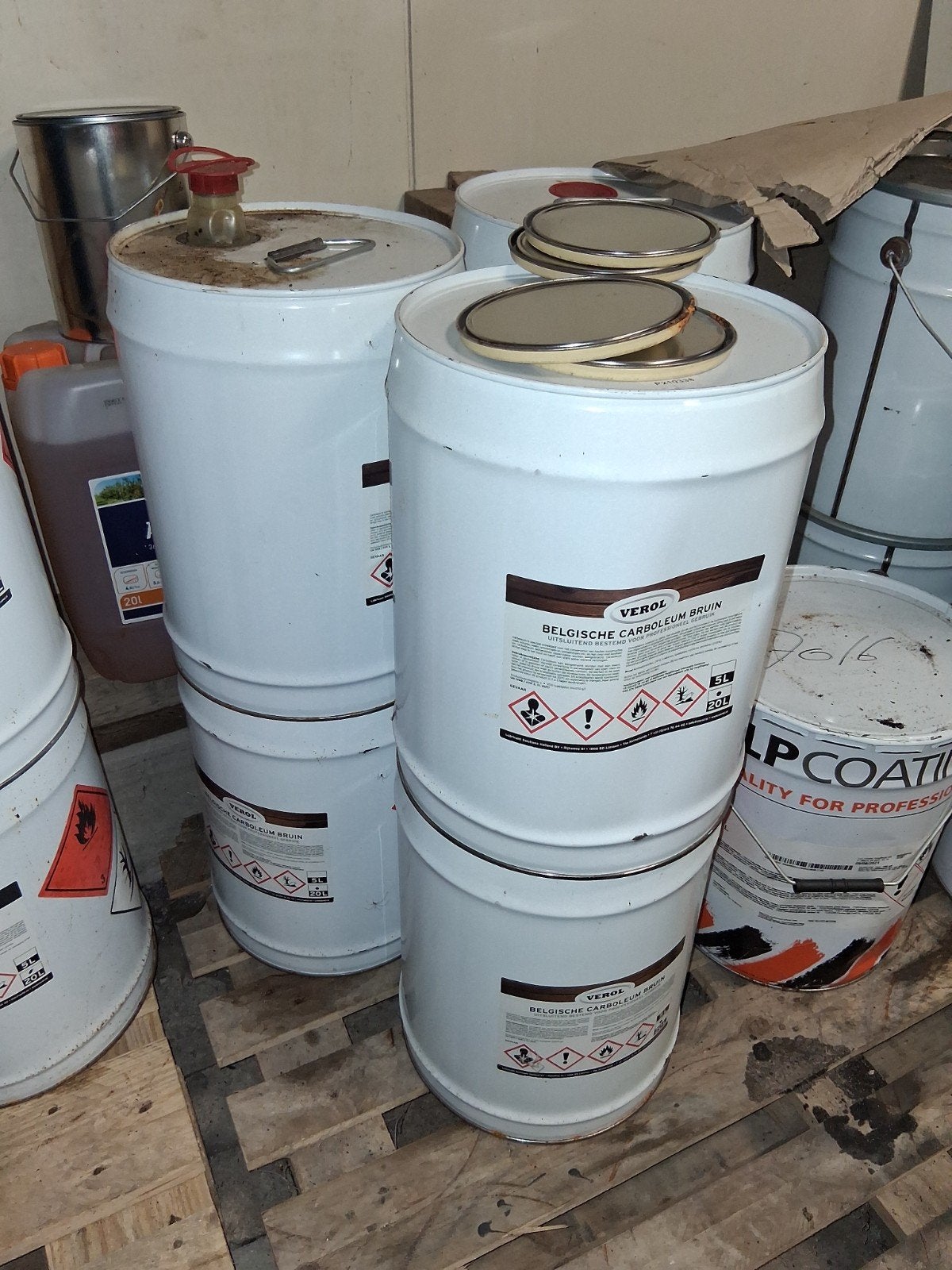 verol carboleum bruin, Ophalen, Bruin, ., Nieuw