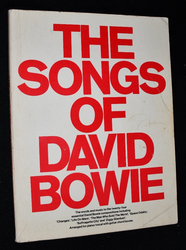 David Bowie - The Songs Of - Piano, Vocal, Guitar (1977), Muziek en Instrumenten, Bladmuziek, Gebruikt, Gitaar, Ophalen of Verzenden