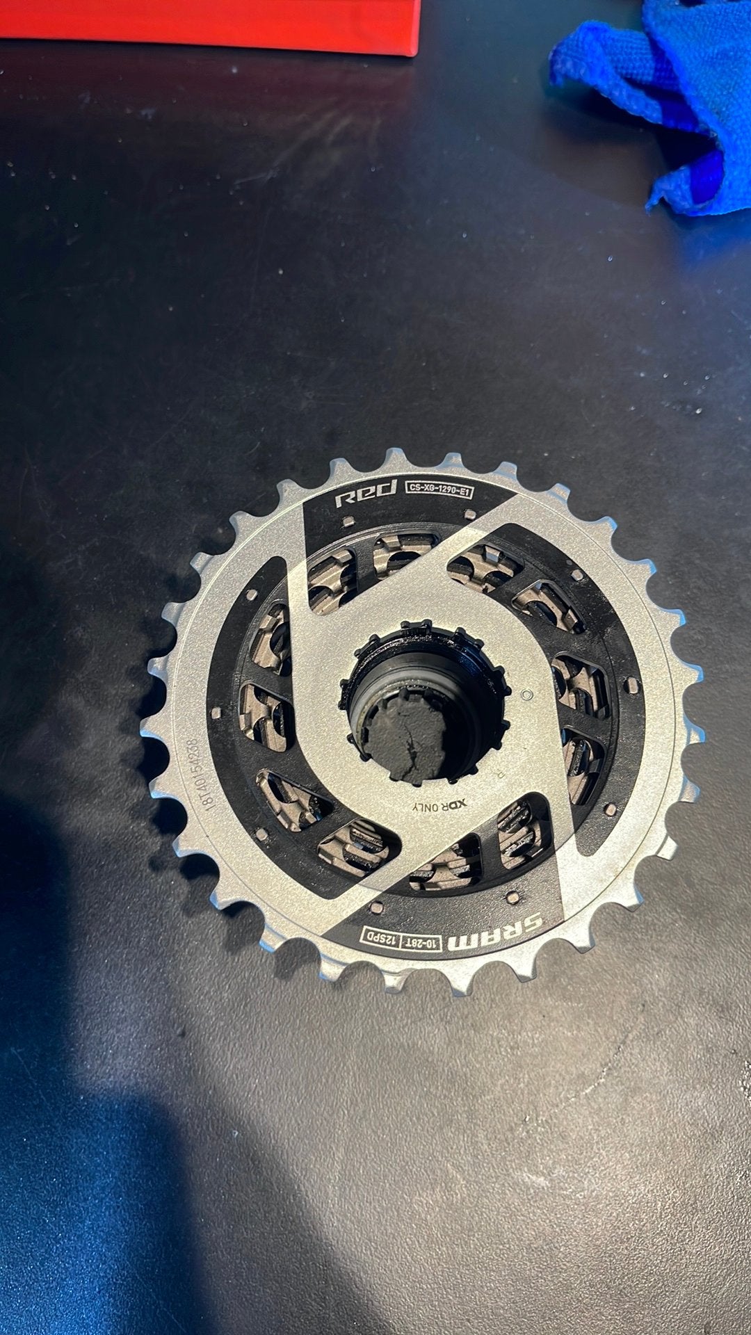 Sram Red CS -XG -1290-E1 cassette, Gebruikt, Ophalen of Verzenden, Derailleur of Ketting, Aluminium