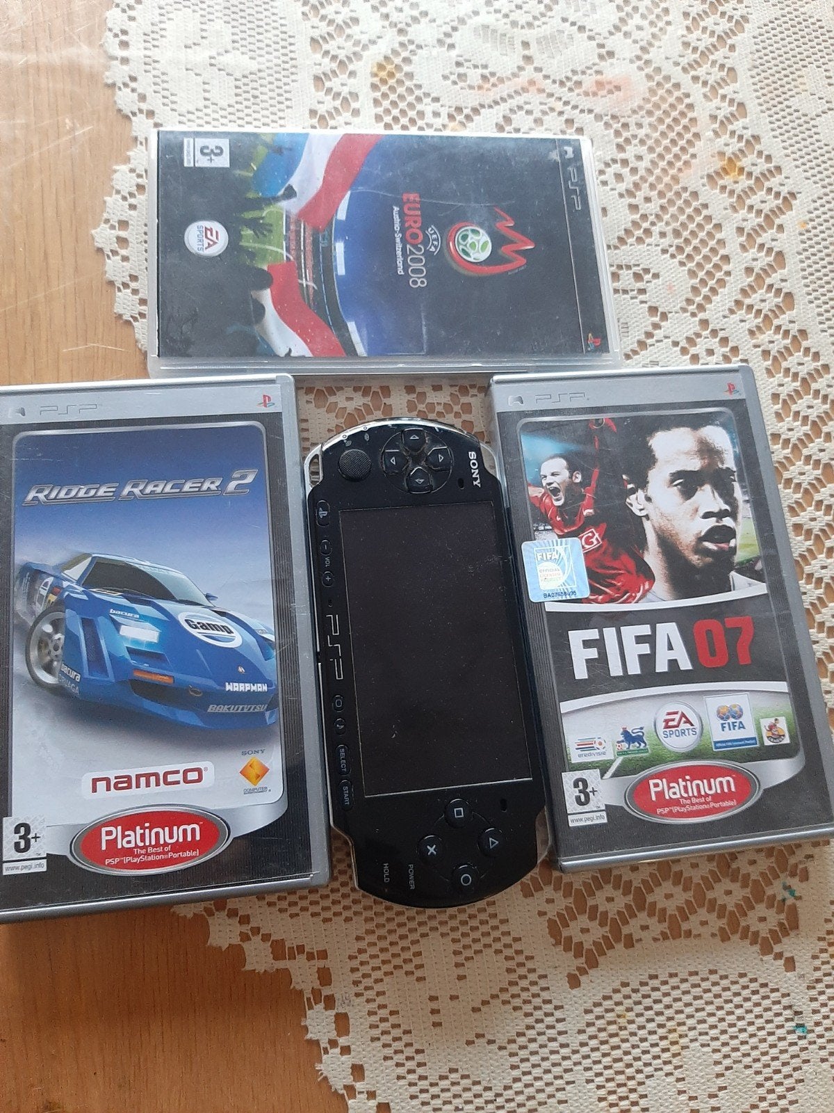 Sony PSP met 3 spellen, Spelcomputers en Games, Gebruikt, 1 speler, Ophalen of Verzenden, Vanaf 3 jaar