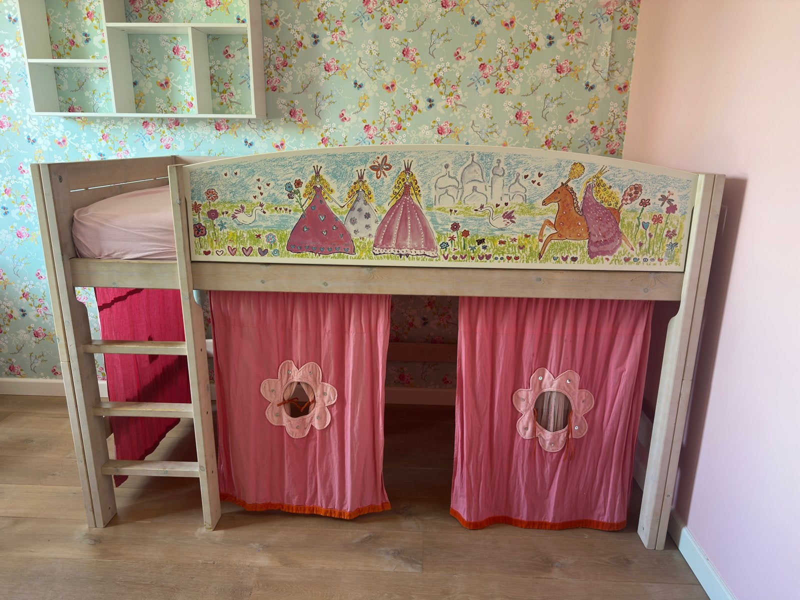 Halfhoogslaper voor kinderkamer (excl. matras), Ophalen, Gebruikt, Eenpersoons, Minder dan 160 cm