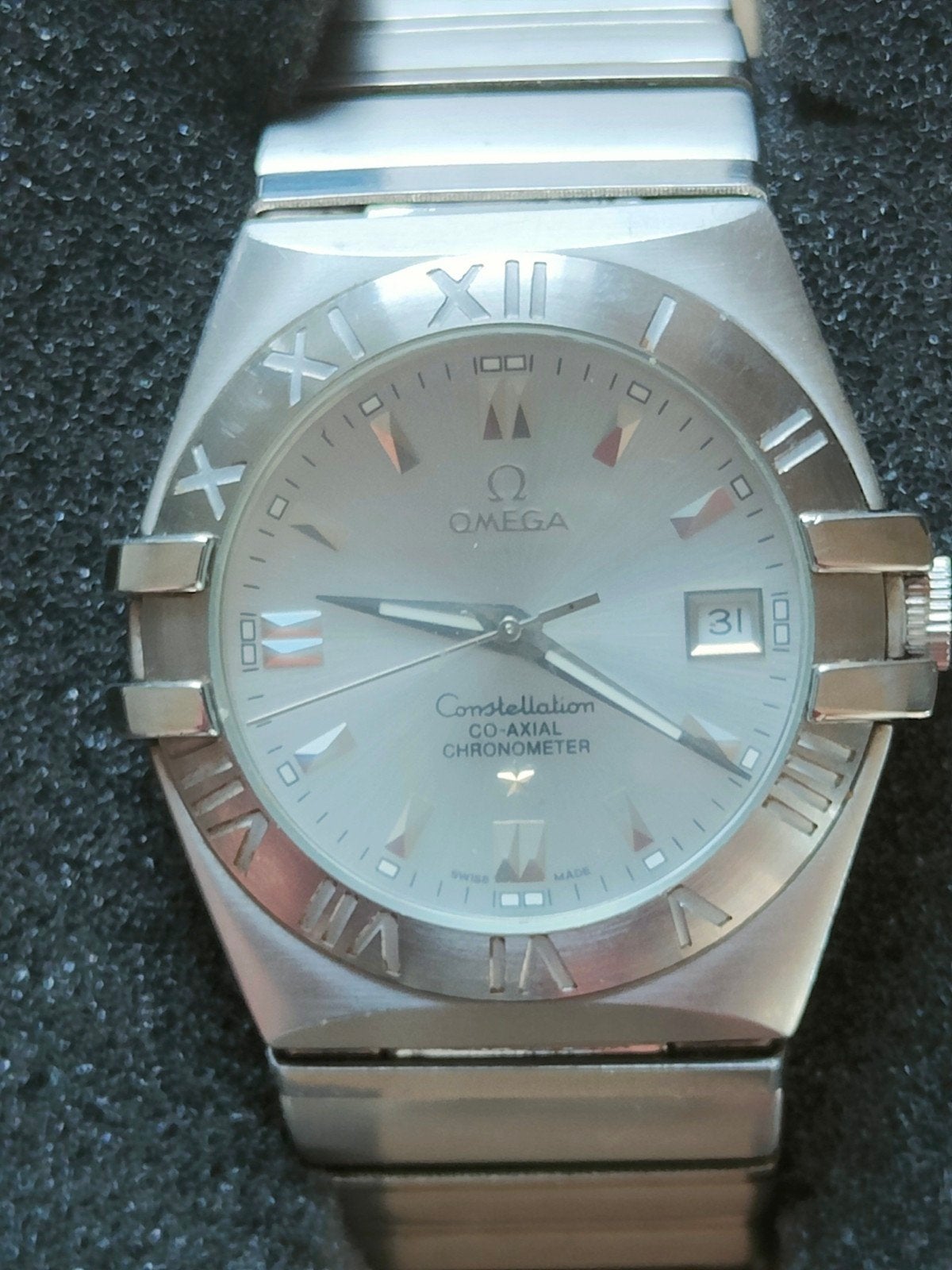 Omega Constellation automatisch herenhologe, Staal, Staal, Polshorloge, Ophalen of Verzenden