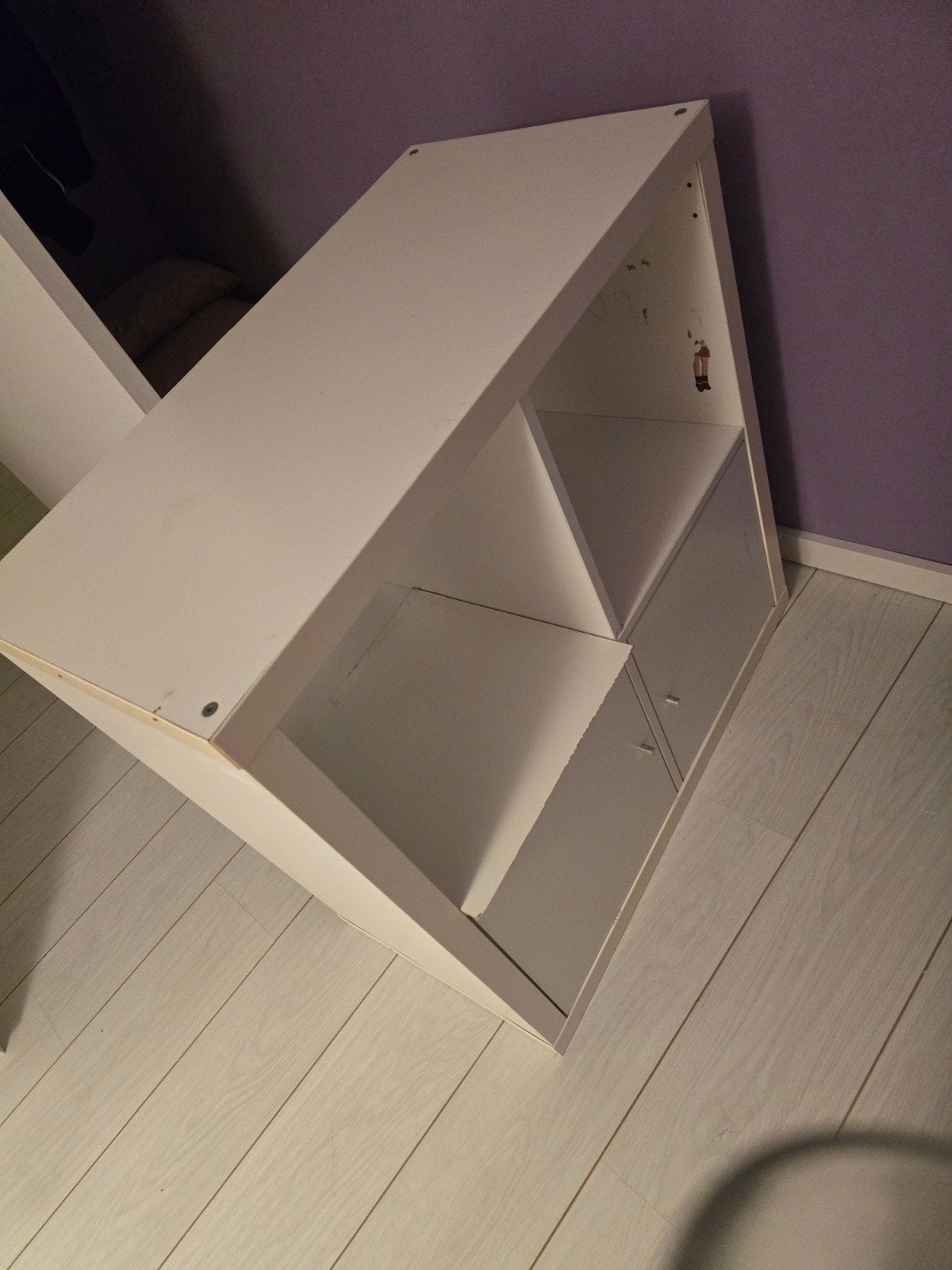 Witte opbergkast met vakken, Ophalen, Gebruikt