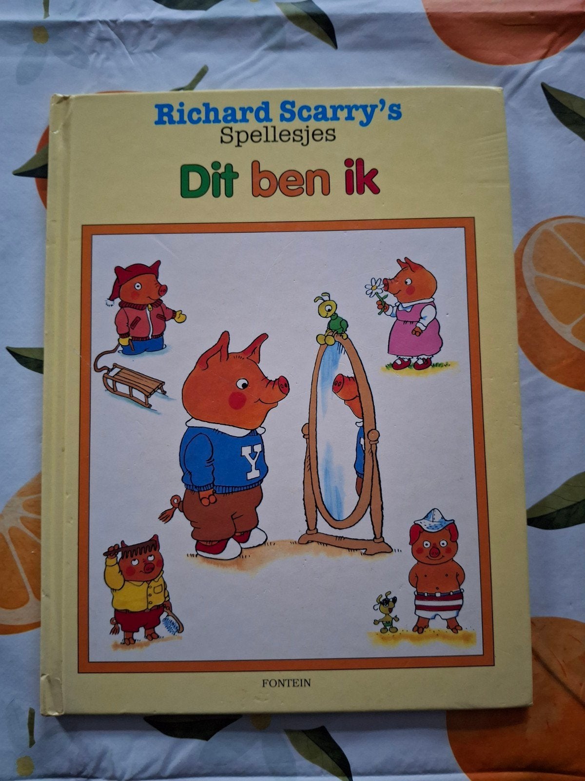 Richard Scarry's Spellesjes dit ben ik vintage kinderboek, Gelezen, Non-fictie, Jongen of Meisje, Ophalen of Verzenden