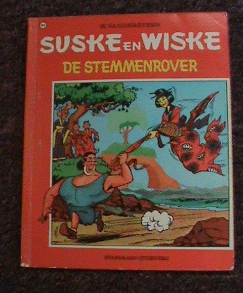 Suske en Wiske De stemmenrover 1e druk 1968, Eén stripboek, Ophalen of Verzenden, Gelezen