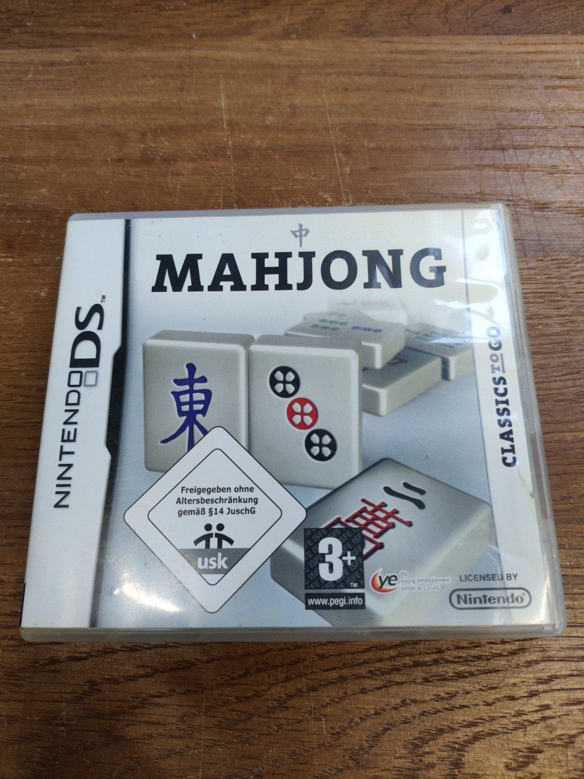 Mahjong Nintendo DS - Klassiek puzzelplezier, 1 speler, Ophalen of Verzenden, Zo goed als nieuw, Vanaf 3 jaar
