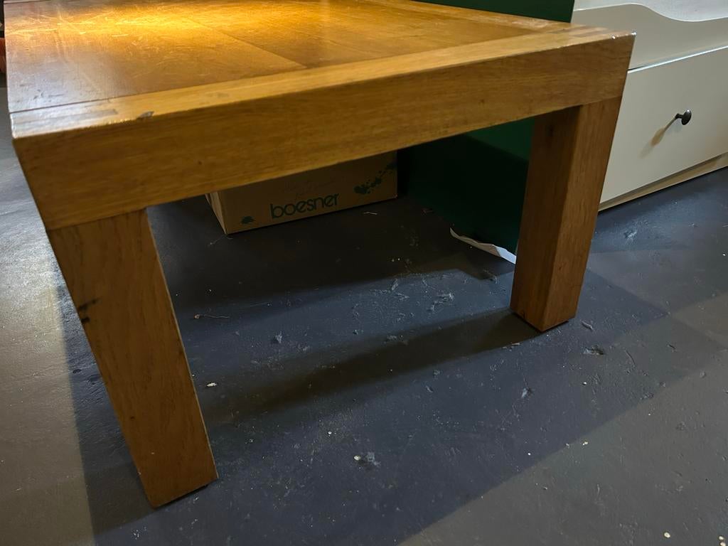 Set eikenhout: buffetkast, eettafel, TV-meubel, salontafel, Ophalen, Gebruikt
