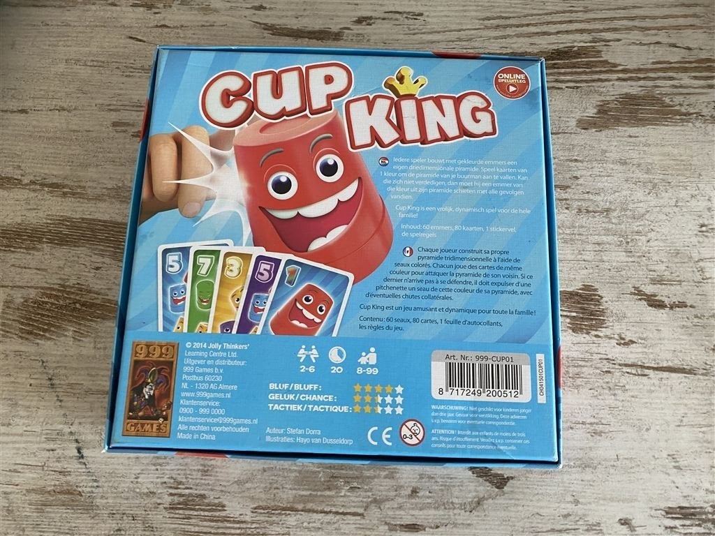 Cup King 999 games gezelschapsspel [s907], Hobby en Vrije tijd, Gezelschapsspellen | Bordspellen, Verzenden, Zo goed als nieuw