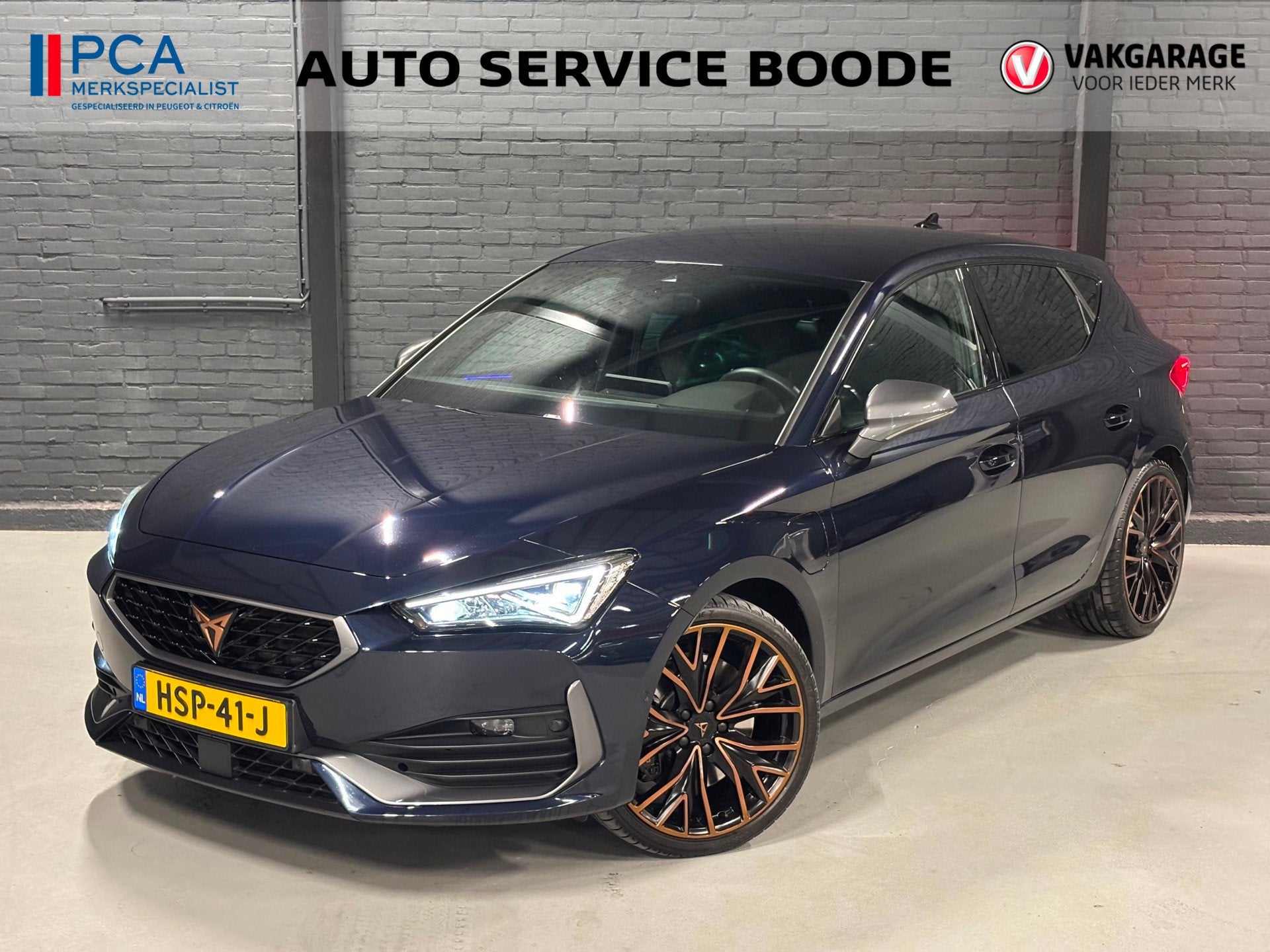 Cupra Leon 1.4 e-Hybrid VZ (245 pk) automaat - camera - 19 i, Auto's, 77 km/l, Gebruikt, 4 cilinders, Leder en Stof
