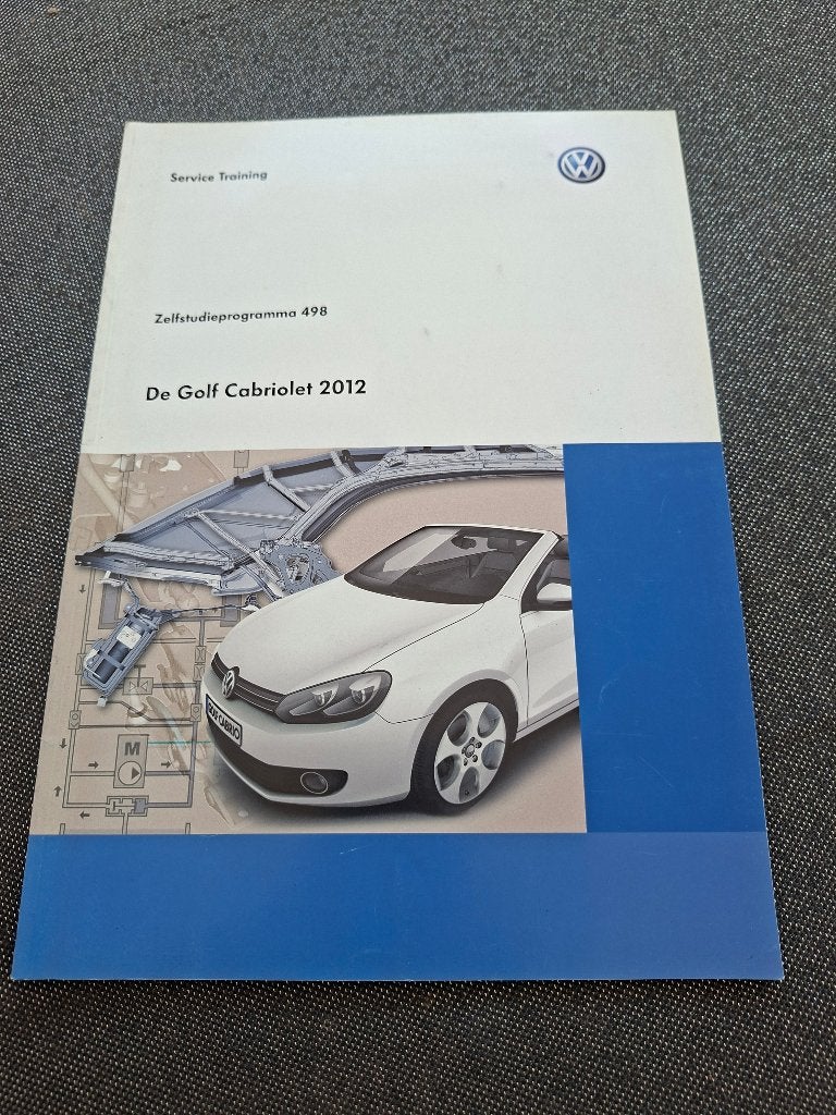 Service training volkswagen de golf cabriolet 2012, Ophalen of Verzenden