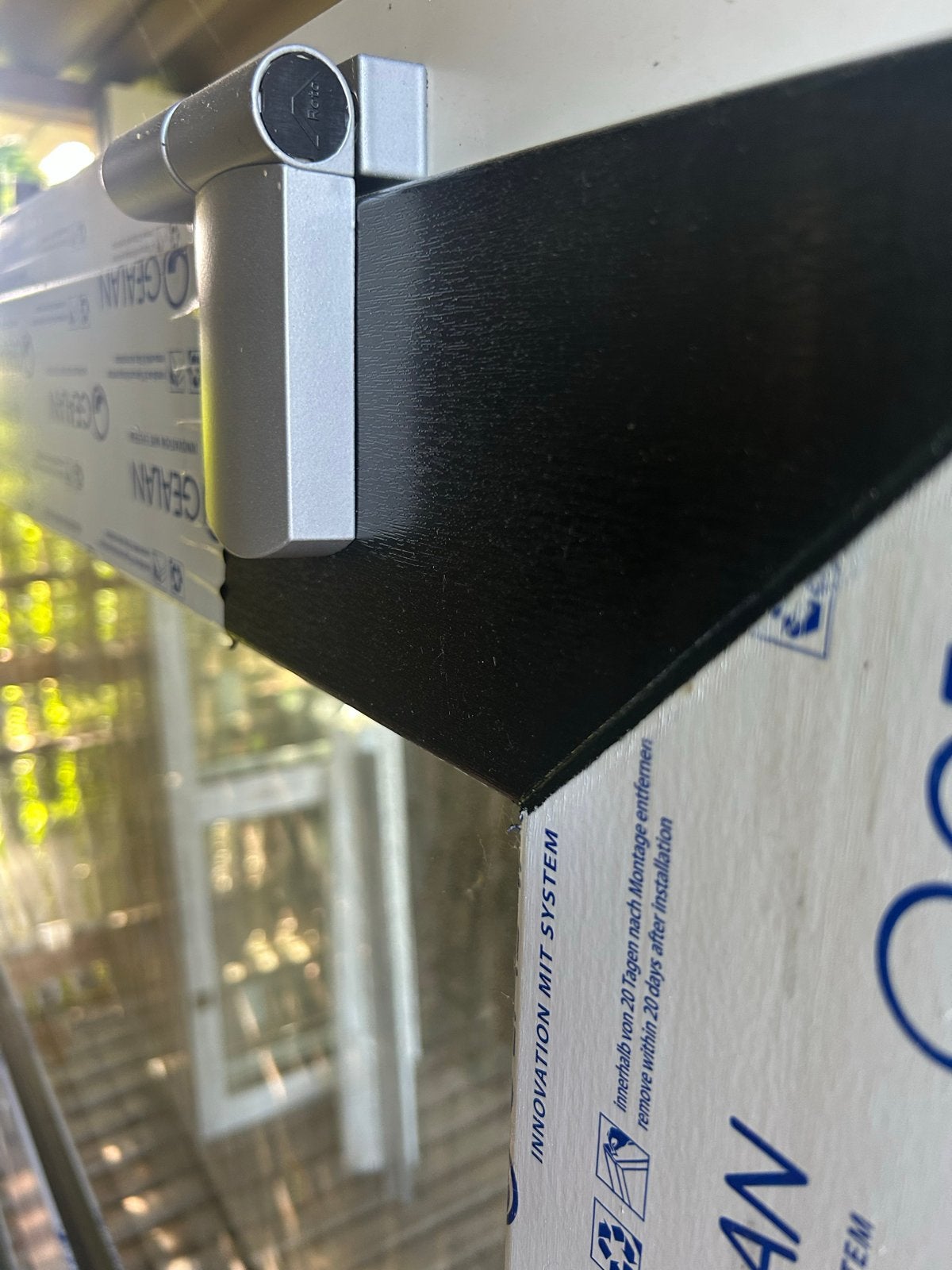Nieuw kunstof tuindeuren kozijn met lichtstraten triple glas, Doe-het-zelf en Verbouw, Ophalen, Overige typen, Nieuw, Glas