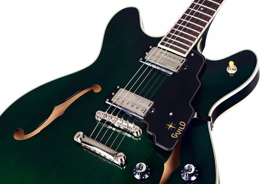 Guild Starfire IV Emerald Green ES-335 model, Ophalen of Verzenden, Nieuw, Semi-solid body, Overige merken