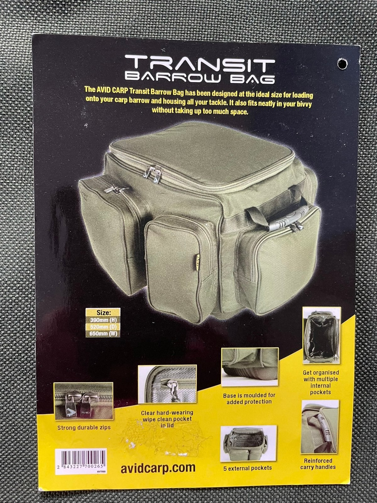 Avid Transit Barrow Tas, Ophalen of Verzenden, Gebruikt, Overige typen