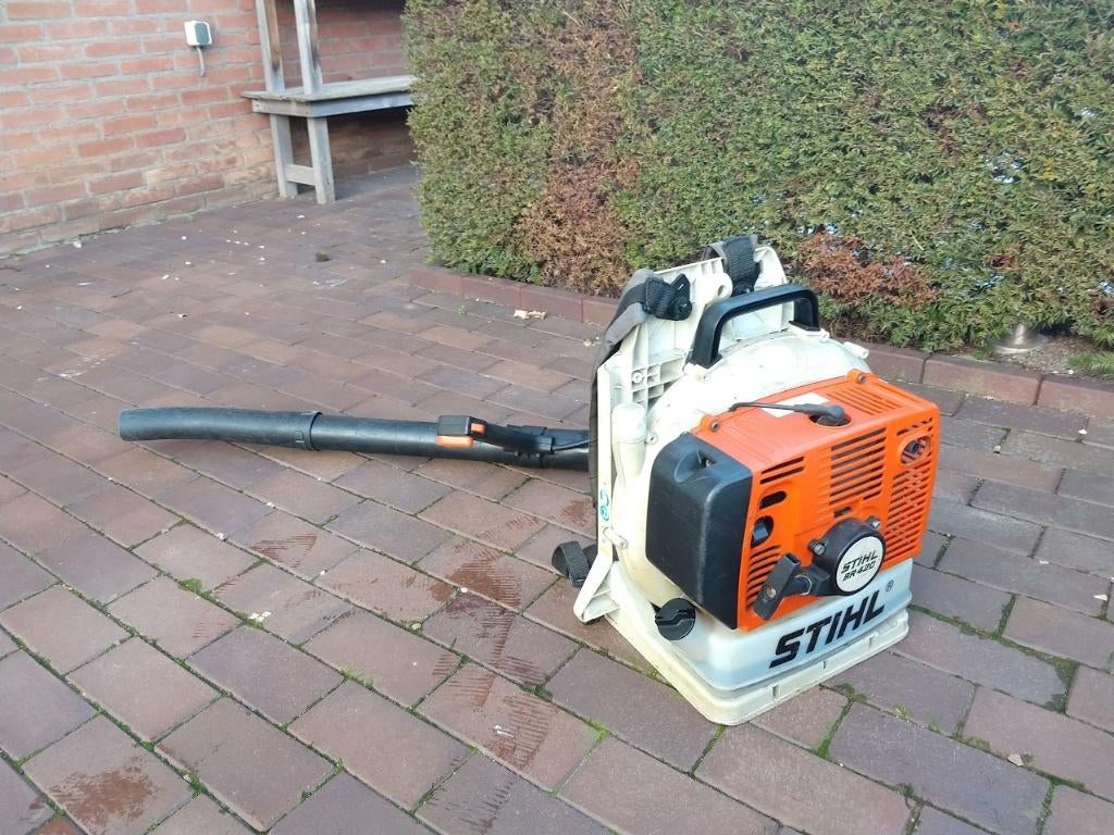 STIHL BR420 BR 420 ruggedragen benzine bladblazer, Tuin en Terras, Bladblazers, Gebruikt, Ruggedragen, Ophalen of Verzenden, Stihl