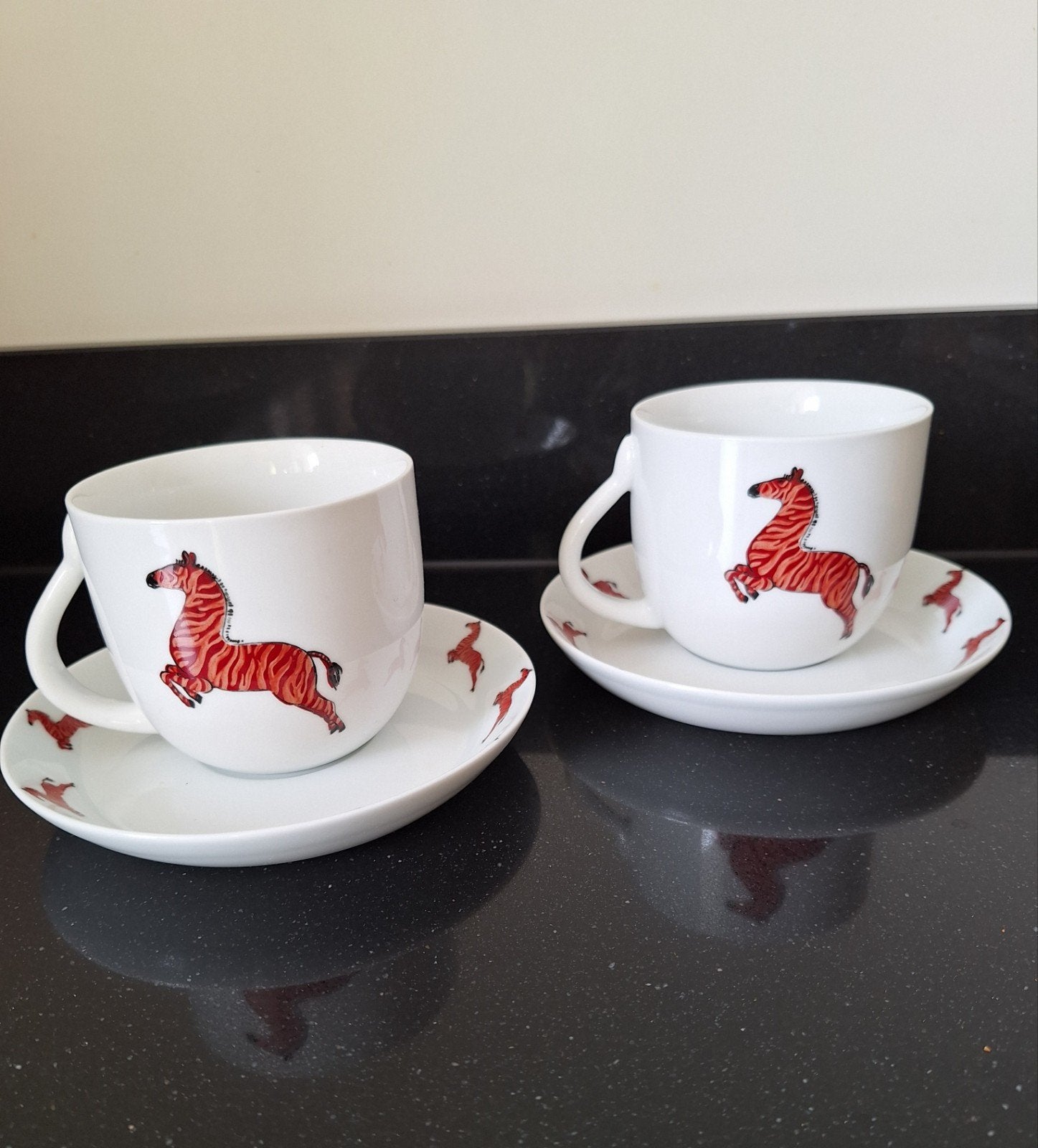 Fabienne Chapot Animaaux de Cuisine Zebraset, Huis en Inrichting, Ophalen, Overige merken, Keramiek, Zo goed als nieuw