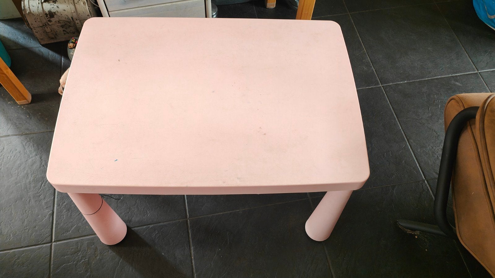 Roze kinder speeltafel, Kinderen en Baby's, Ophalen, Gebruikt, Tafel(s)