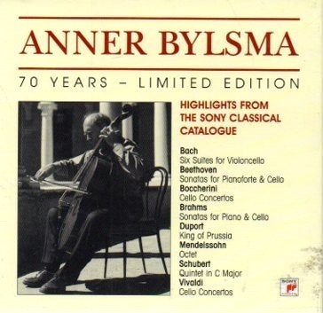 Anner Bylsma - 70 Years - Limited Edition (Sony -11cd Box), Kamermuziek, Boxset, Inclusief boekje, Ophalen of Verzenden