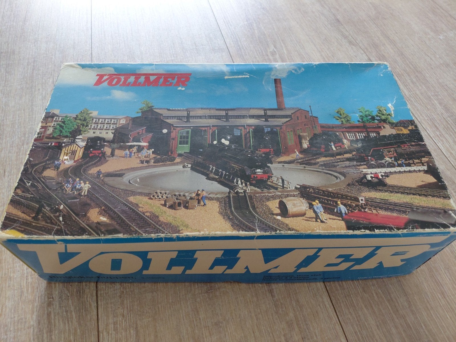 Vollmer locomotief-loods HO modeltreinen, Overige merken, Gelijkstroom, Brug, Tunnel of Gebouw, Ophalen of Verzenden