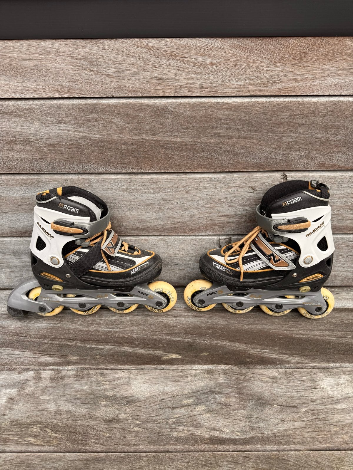 Verstelbare inline merk:NIJDAM skates - Maat 30-33, Ophalen of Verzenden, Verstelbaar, Gebruikt, Kinderen