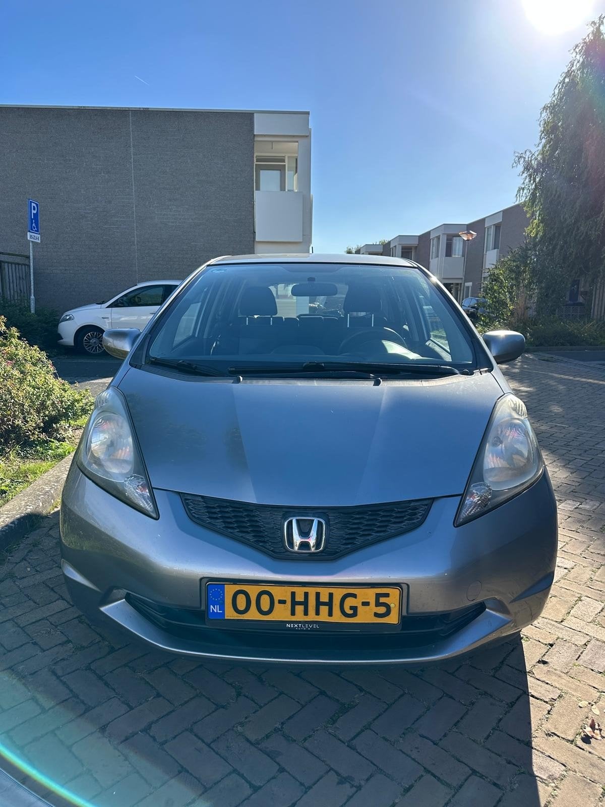 Honda Jazz 1.2 2008 Grijs, Auto's, Voorwielaandrijving, 450 kg, 4 cilinders, 1198 cc