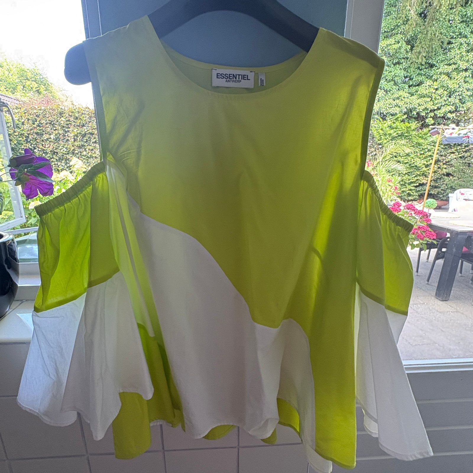 ESSENTIEL ANTWERP blouse maat L geschikt voor maat 40 t/m 46, Verzenden, Zo goed als nieuw, Maat 38/40 (M), Wit
