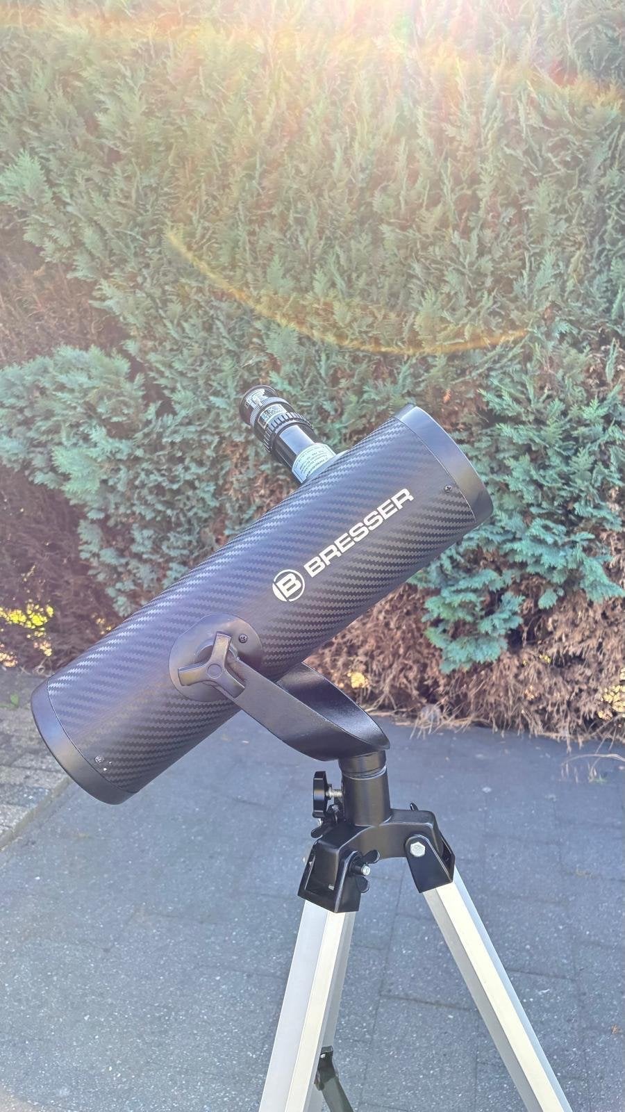 Bresser Newton Reflector Telescoop met Statief, Audio, Tv en Foto, Optische apparatuur | Telescopen, Ophalen, Met statief, Spiegeltelescoop (reflector)