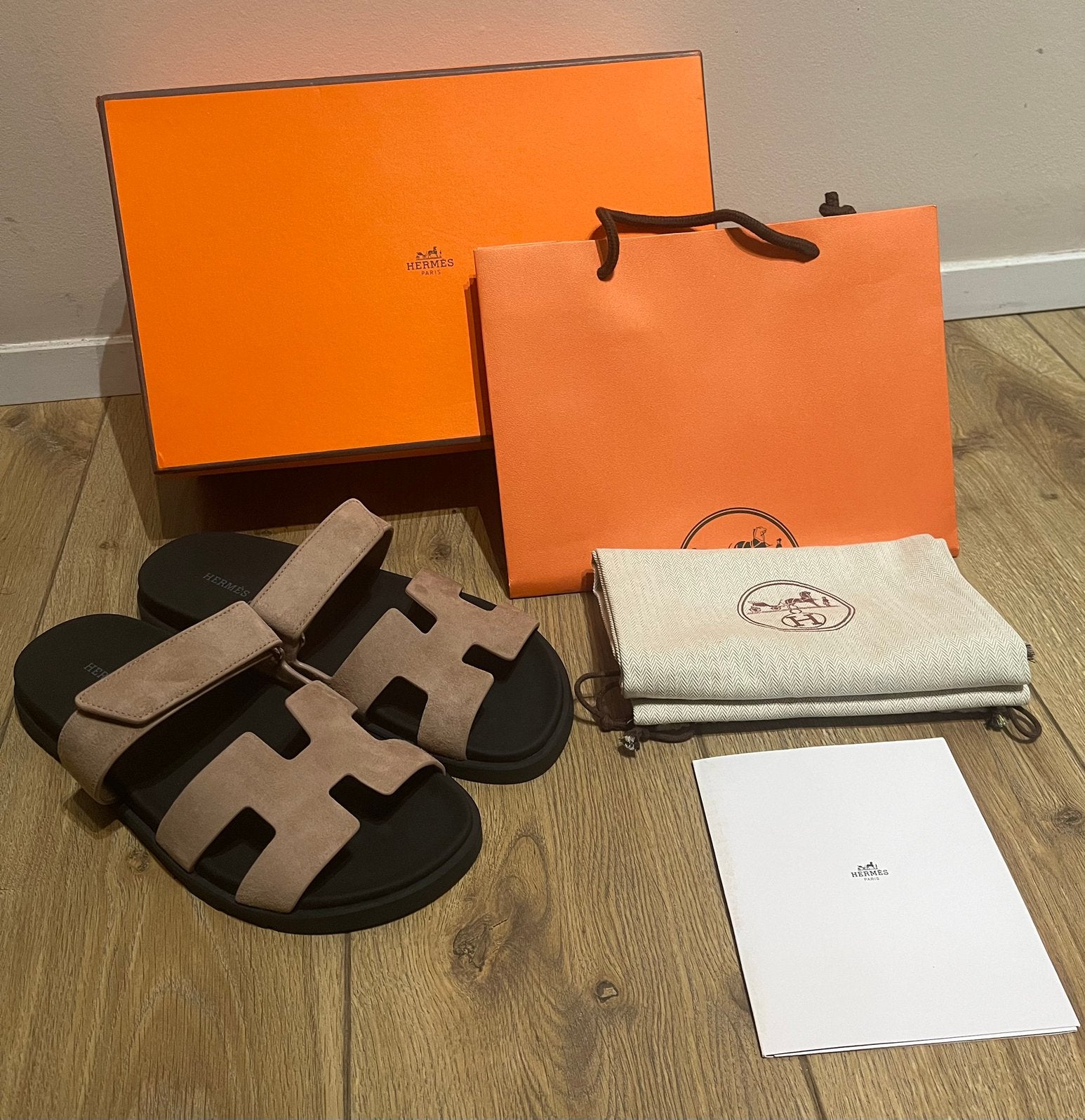 Hermes Chypre Sandalen, Kleding | Heren, Schoenen, Sandalen, Bruin, Ophalen of Verzenden, Zo goed als nieuw