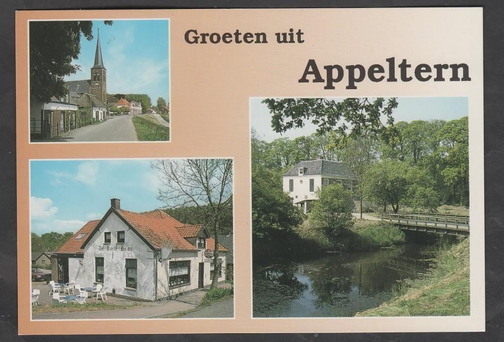 Appeltern Kerk Café De Koele Bron Uitgave 1993 Van Leers, Verzamelen, Verzenden, 1980 tot heden, Ongelopen, Gelderland