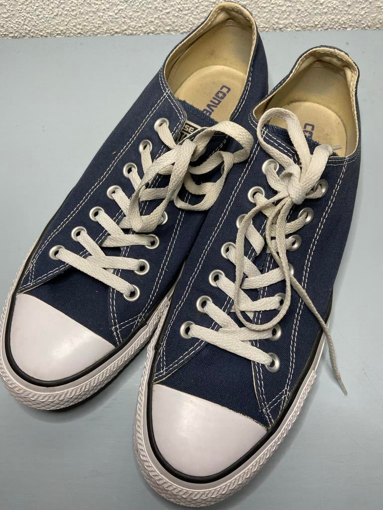 Converse All Stars Donkerblauw Maat 45 - Zo goed als nieuw, Kleding | Heren, Schoenen, Ophalen of Verzenden, Zo goed als nieuw