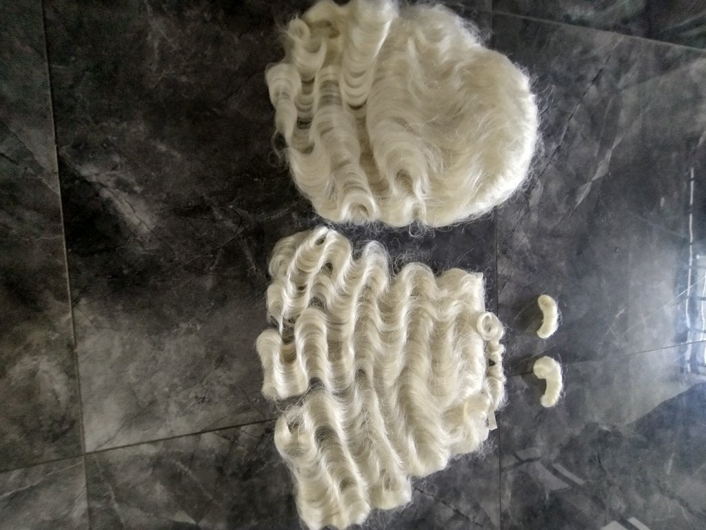 Pruik baard losse snor wenkbrauwen nieuw, Diversen, Sinterklaas, Ophalen of Verzenden, Nieuw