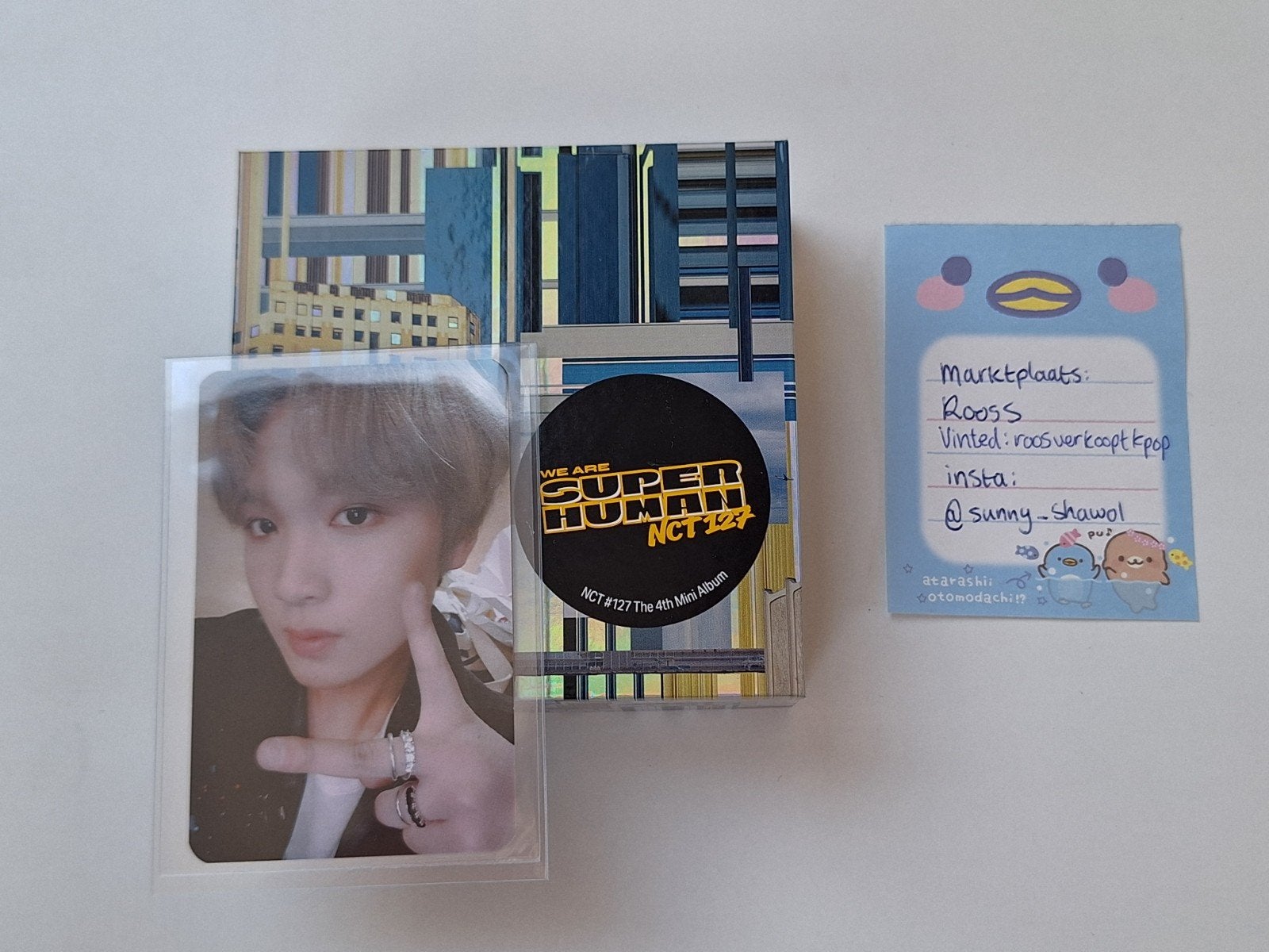 NCT127 Superhuman kit/kihno Haechan pc (kpop), Ophalen of Verzenden, Zo goed als nieuw, Overige genres, 1 bandje