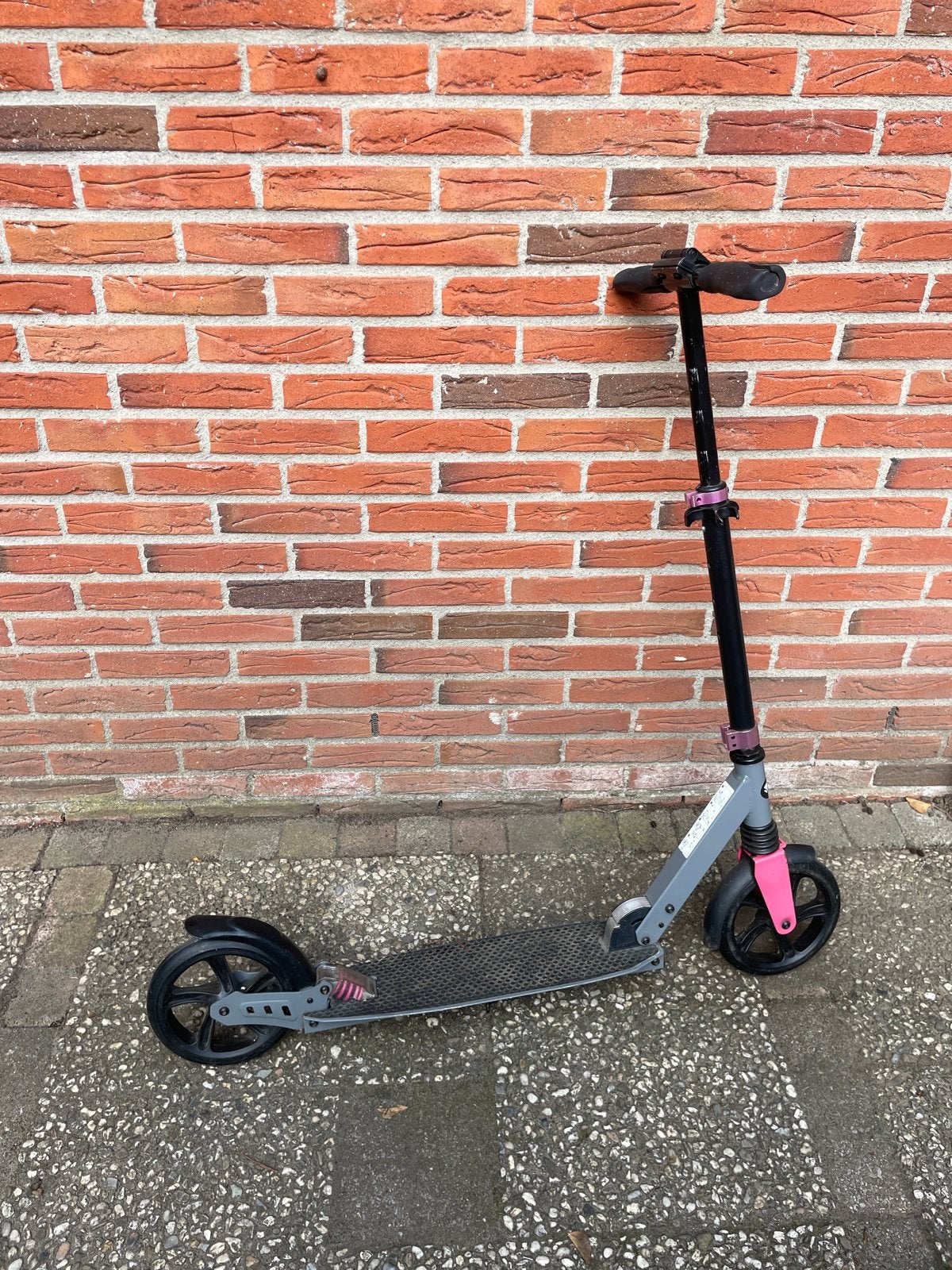Stevige step voor kinderen - grijs/roze, Fietsen en Brommers, Steps, Gebruikt, Gewone step, Ophalen of Verzenden