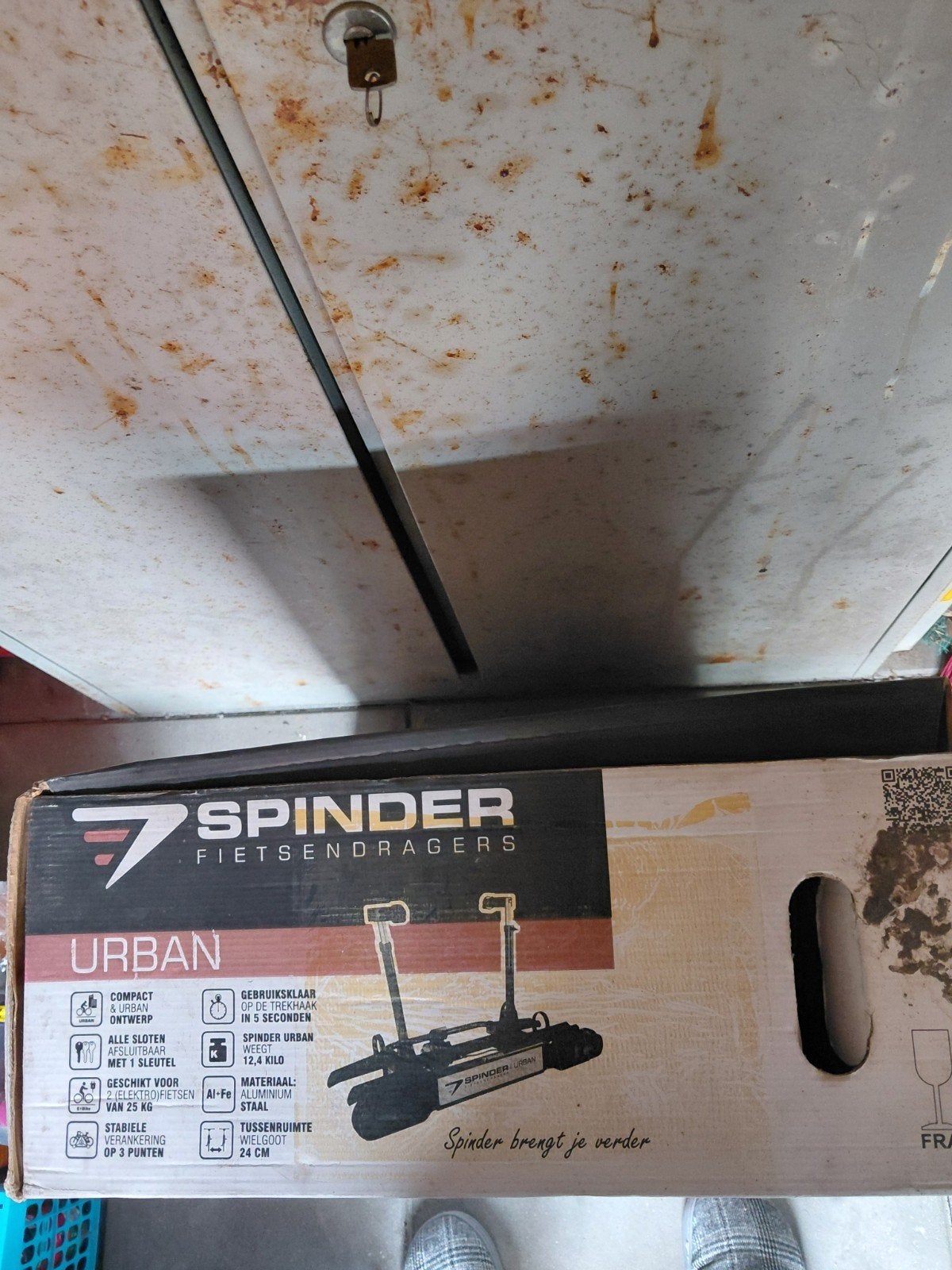 Spinder Urban fietsendrager voor 2 fietsen, Auto diversen, Fietsendragers, Ophalen, Nieuw, 2 fietsen, Trekhaakdrager