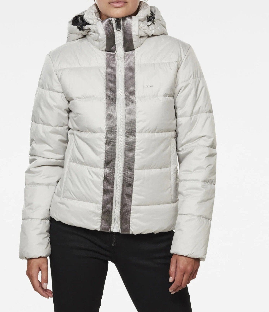 G-STAR Meefic Hooded Padded Winterjas Cool Grey XS, Ophalen of Verzenden, Maat 34 (XS) of kleiner, Grijs, G-STAR RAW