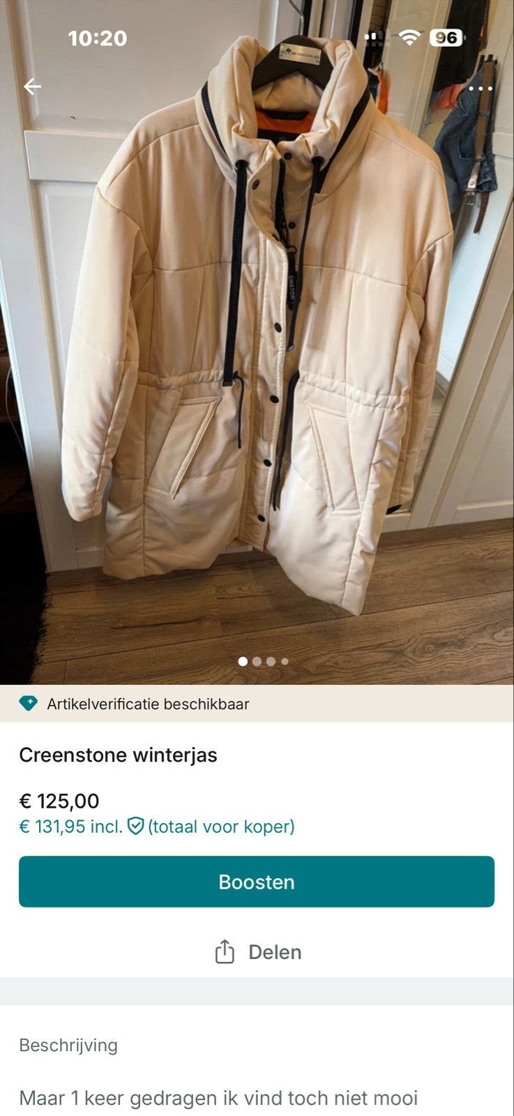 Nieuwe Creenstone winterjas maat 44, Ophalen of Verzenden, Nieuw, Maat 42/44 (L)