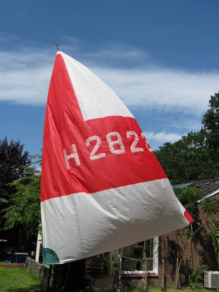 Spinnaker  voor schakel of vergelijkbare boot, Watersport en Boten, Zeilen en Zeiltoebehoren, Spinnaker, Minder dan 15 m², Ophalen of Verzenden