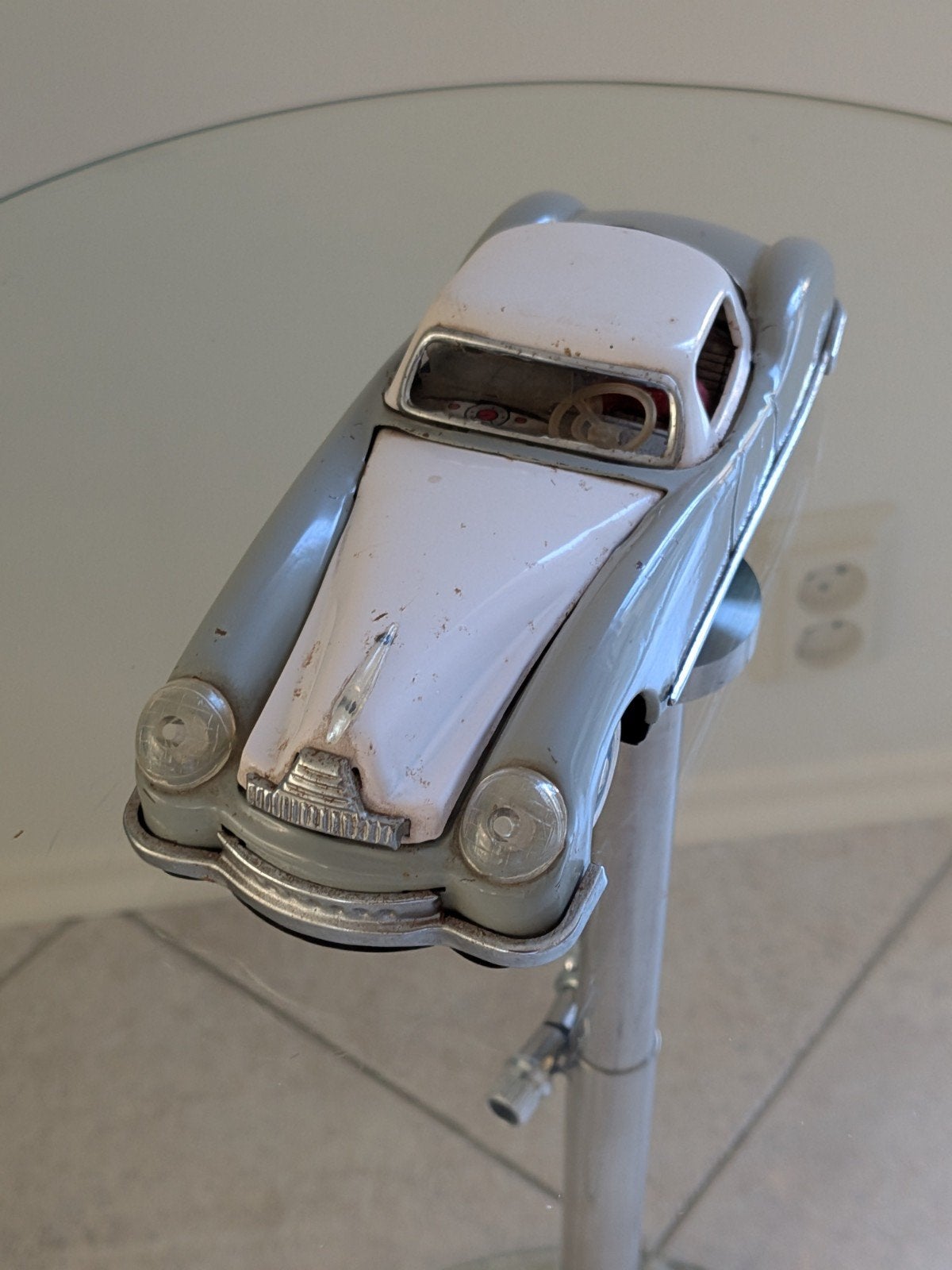 Vintage Sport Auto MF 753 Blik met Werkende Ventilator, Ophalen of Verzenden, Gebruikt