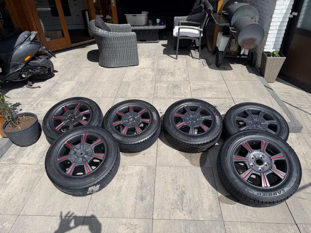 6x BORBET H 17 inch velgen 235 60 R17C NIEUW, Auto-onderdelen, Banden en Velgen, Bestelwagen, Nieuw, 17 inch, Ophalen of Verzenden